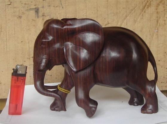 木雕大象工艺品 供应